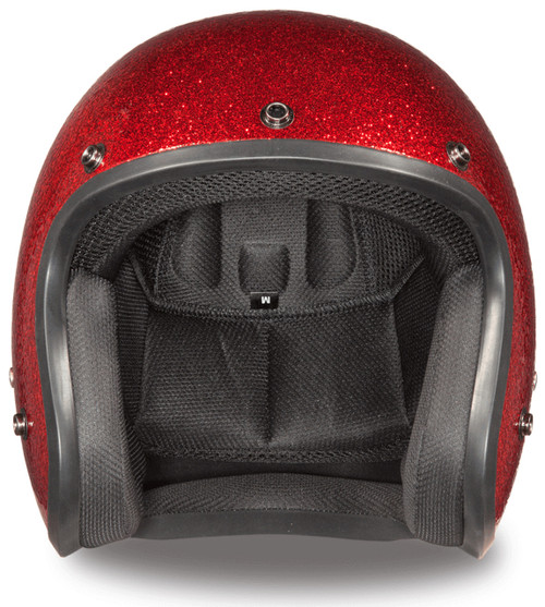 Daytona Cruiser 3/4 Open Face Helmet Red Metal Flake