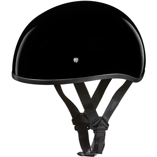 Daytona Skull Cap Helmet w/o Visor Hi-Gloss Black Daytona Skull Cap Helmet w/o Visor Hi-Gloss Black