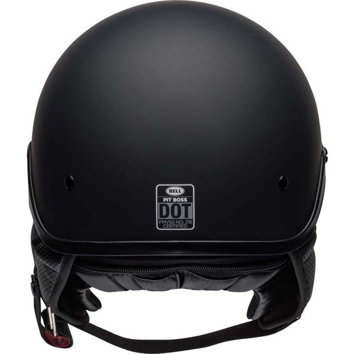 BELL PIT BOSS ヘルメット マットブラック Bell Pit Boss Half Helmet Solid Matte Black | XtremeHelmets.com
