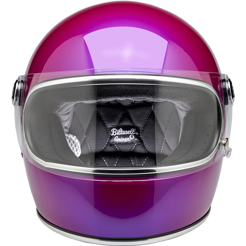 Biltwell Gringo S ECE 22.05 Helmet Metallic Grape Front  Biltwell Gringo S ECE 22.05 Helmet Metallic Grape Front