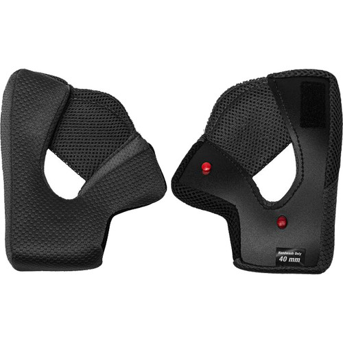 Bell Qualifier Cheek Pads Black/Grey Bell Qualifier Cheek Pads Black/Grey