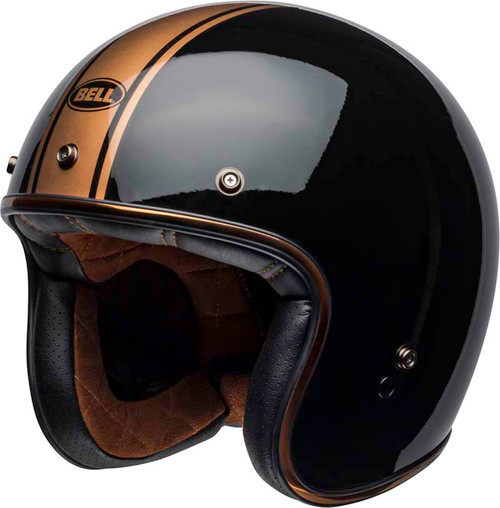 Bell Custom 500 Rally Helmet Gloss Black/Bronze Left Bell Custom 500 Rally Helmet Gloss Black/Bronze Left