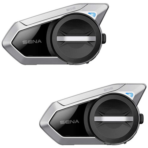 Sena 50S HD Motorcycle Bluetooth Communication System - Dual Pack