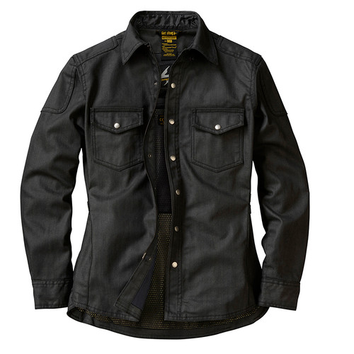 Scorpion Covert Wax Women's Riding Shirt Black Front Scorpion Covert Wax Women's Riding Shirt Black Front