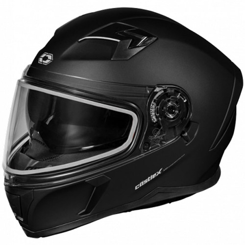 Castle X CX390 Helmet Solid Matte Black - Dual Shield Castle X CX390 Helmet Solid Matte Black - Dual Shield
