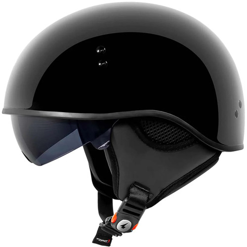 TORC Herren Integralhelm In Schwarz, XL – Retro-Design Mit DOT & ECE Zulassung