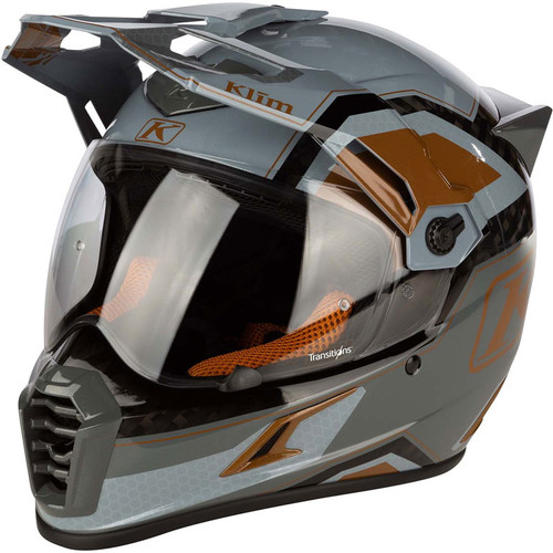 KLIM Krios Pro Rally Helmet Metallic Bronze Front Left KLIM Krios Pro Rally Helmet Metallic Bronze Front Left