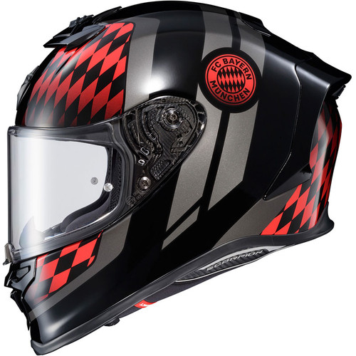 Scorpion EXO-R1 Air FC Bayern Munchen Helmet Clear Shield