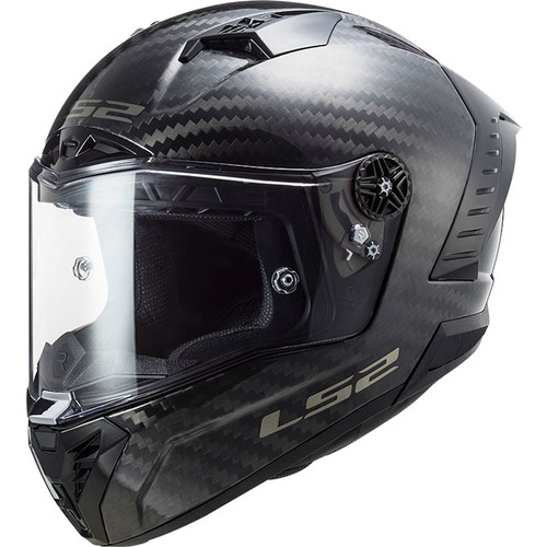 LS2 Thunder Carbon Helmet Matte Carbon Left LS2 Thunder Carbon Helmet Matte Carbon Left