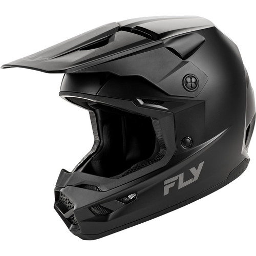 Fly Racing Kinetic Youth Helmet 2025 ECE 22.06 Matte Black
