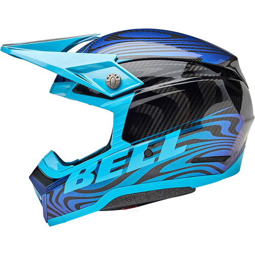 Bell Moto-10 Spherical Cortex Helmet Blue Left Bell Moto-10 Spherical Cortex Helmet Blue Left