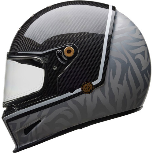 Bell Eliminator Carbon RSD Journey Helmet Black/Grey Left