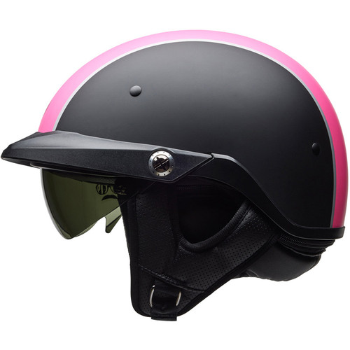 Bell Pit Boss Pinned Helmet Matte Black/Pink Left Bell Pit Boss Pinned Helmet Matte Black/Pink Left