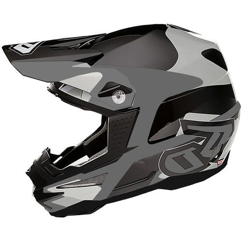 6D ATR-1 Apex Helmet Grey Black  6D ATR-1 Apex Helmet Grey Black