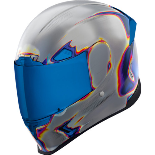 ICON Airframe Pro Reentry Helmet Silver Front Left