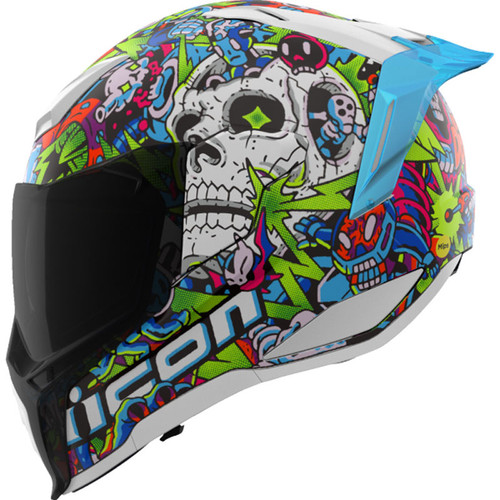 ICON Ultraflite MIPS Doodle 3 Helmet Blue ICON Ultraflite MIPS Doodle 3 Helmet Blue