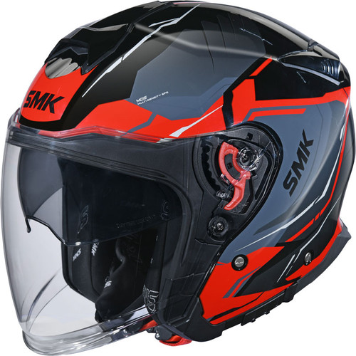 SMK GTJ Escape Helmet Red/Gray SMK GTJ Escape Helmet Red/Gray