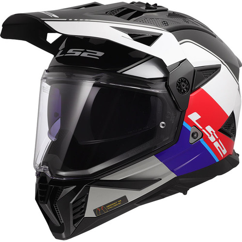 LS2 Blaze II Rally Helmet Gloss Red/White/Blue LS2 Blaze II Rally Helmet Gloss Red/White/Blue