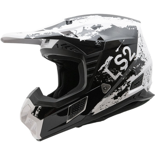 LS2 Coz Hyde Helmet Black White