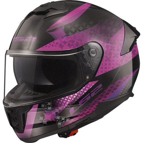 LS2 Stream II Lux Helmet Matte Black/Pink LS2 Stream II Lux Helmet Matte Black/Pink