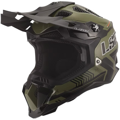 LS2 Subverter EVO Battalion Helmet Gloss Green/Black