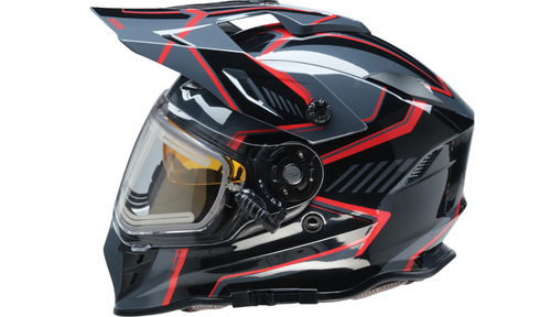 Z1R Range 2.0 Rotor Snow Electric Helmet Black Red
