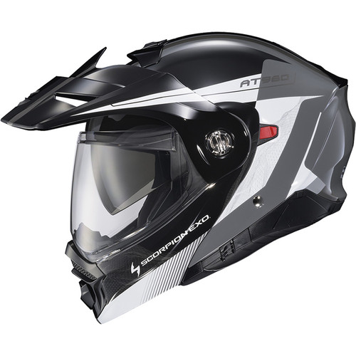 Scorpion EXO-AT960 Topographic 2 Helmet Black/White/Grey