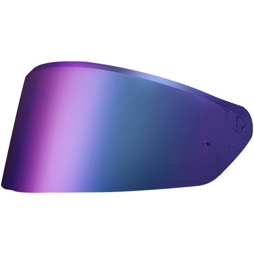 LS2 Rapid III Dark Electron Outer Face Shield Iridium Rainbow