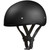 Daytona Skull Cap Helmet w/o Visor Dull Black with Strap