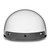 Daytona Skull Cap Slim Line Half Helmet Hi-Gloss White Front  Daytona Skull Cap Slim Line Half Helmet Hi-Gloss White Front