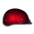 Daytona Skull Cap Slim Line Half Helmet Black Cherry Metallic Right