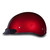 Daytona Skull Cap Slim Line Half Helmet Black Cherry Metallic Left