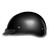 Daytona Skull Cap Slim Line Half Helmet Gun Metal Grey Metallic Left Daytona Skull Cap Slim Line Half Helmet Gun Metal Grey Metallic Left
