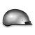 Daytona Skull Cap Slim Line Half Helmet Silver Metallic Right Daytona Skull Cap Slim Line Half Helmet Silver Metallic Right