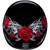 Daytona Skull Cap Helmet Rose Top