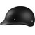 Daytona Hawk Polo Style DOT Half Helmet Dull Black Left Daytona Hawk Polo Style DOT Half Helmet Dull Black Left