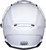 Bell Mag-9 Sena Helmet Pearl White Back Bell Mag-9 Sena Helmet Pearl White Back