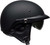 Bell Pit Boss Half Helmet Solid Matte Black Shield Bell Pit Boss Half Helmet Solid Matte Black Shield