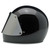 Biltwell Gringo Blast Flat Shield Chrome Mirror on Black Helmet Left
