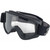 Biltwell Moto 2.0 Goggles Script Black Front Biltwell Moto 2.0 Goggles Script Black Front