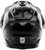 Fly Racing Trekker Solid Helmet Gloss Black Back Fly Racing Trekker Solid Helmet Gloss Black Back