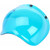 Biltwell Bubble Shield Anti-Fog Blue Left Biltwell Bubble Shield Anti-Fog Blue Left