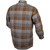 Scorpion Covert Moto Flannel Shirt Tan/Brown Back Scorpion Covert Moto Flannel Shirt Tan/Brown Back