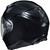 HJC F70 Helmet Solid Black Back HJC F70 Helmet Solid Black Back