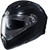 HJC F70 Helmet Solid Black Left HJC F70 Helmet Solid Black Left