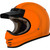 Torc T3 Retro Moto Helmet Solid Gloss Orange with Visor Left Torc T3 Retro Moto Helmet Solid Gloss Orange with Visor Left