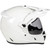 KLIM Krios Karbon Adventure Helmet Gloss White Right KLIM Krios Karbon Adventure Helmet Gloss White Right