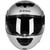 KLIM TK1200 Karbon Helmet Gloss Silver Front KLIM TK1200 Karbon Helmet Gloss Silver Front
