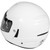 KLIM TK1200 Karbon Helmet Gloss White Back Left KLIM TK1200 Karbon Helmet Gloss White Back Left