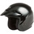 Gmax OF-2 Helmet Solids Gloss Black Left